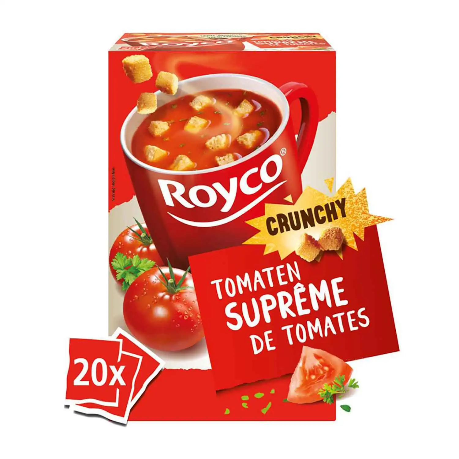 20x Royco crunchy supreme tomatoes 20,7g