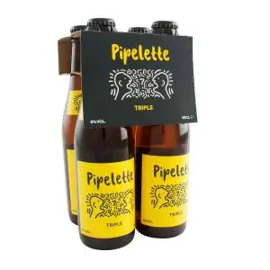 4x Pipelette triple 33cl Alc 8%