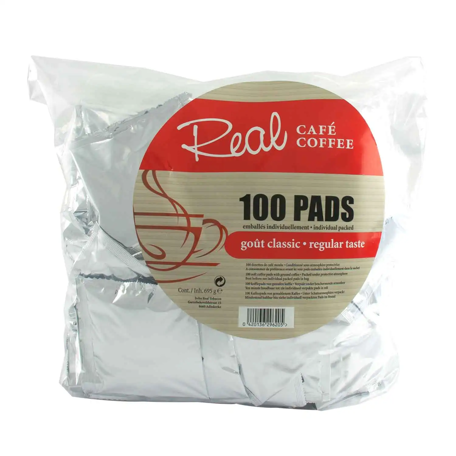 Real café classic 100 dosettes - Buy at Real Tobacco