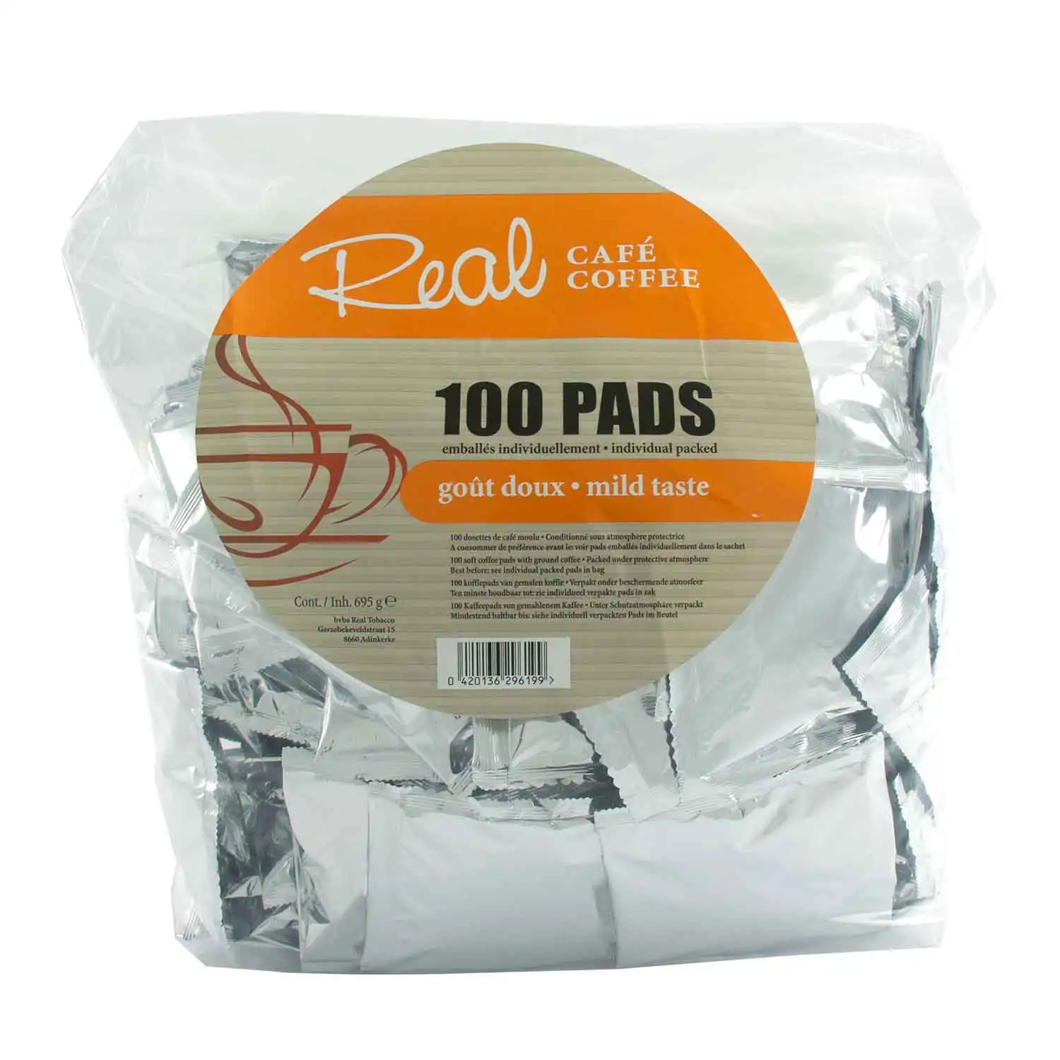 Real café doux 100 dosettes - Buy at Real Tobacco