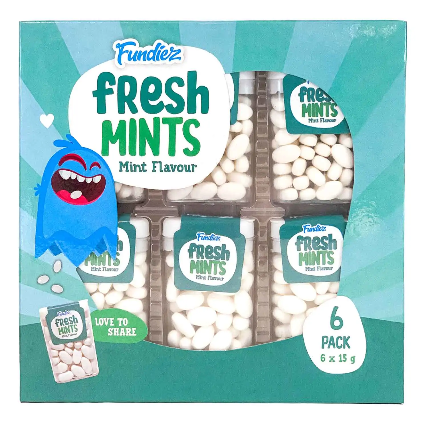 Fundiez fresh mints menthe 6x15g - Buy at Real Tobacco