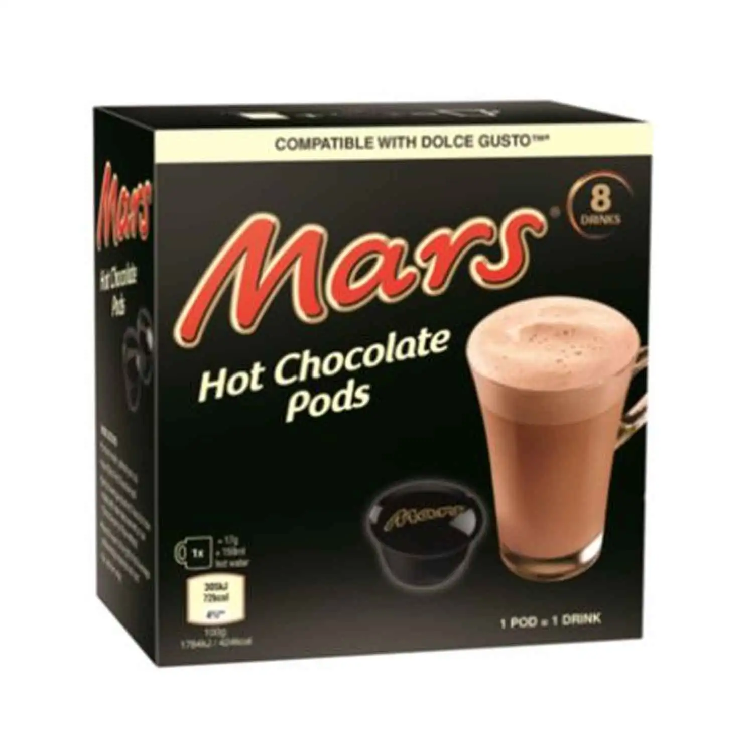 Mars hot chocolate pods 8x15g - Buy at Real Tobacco