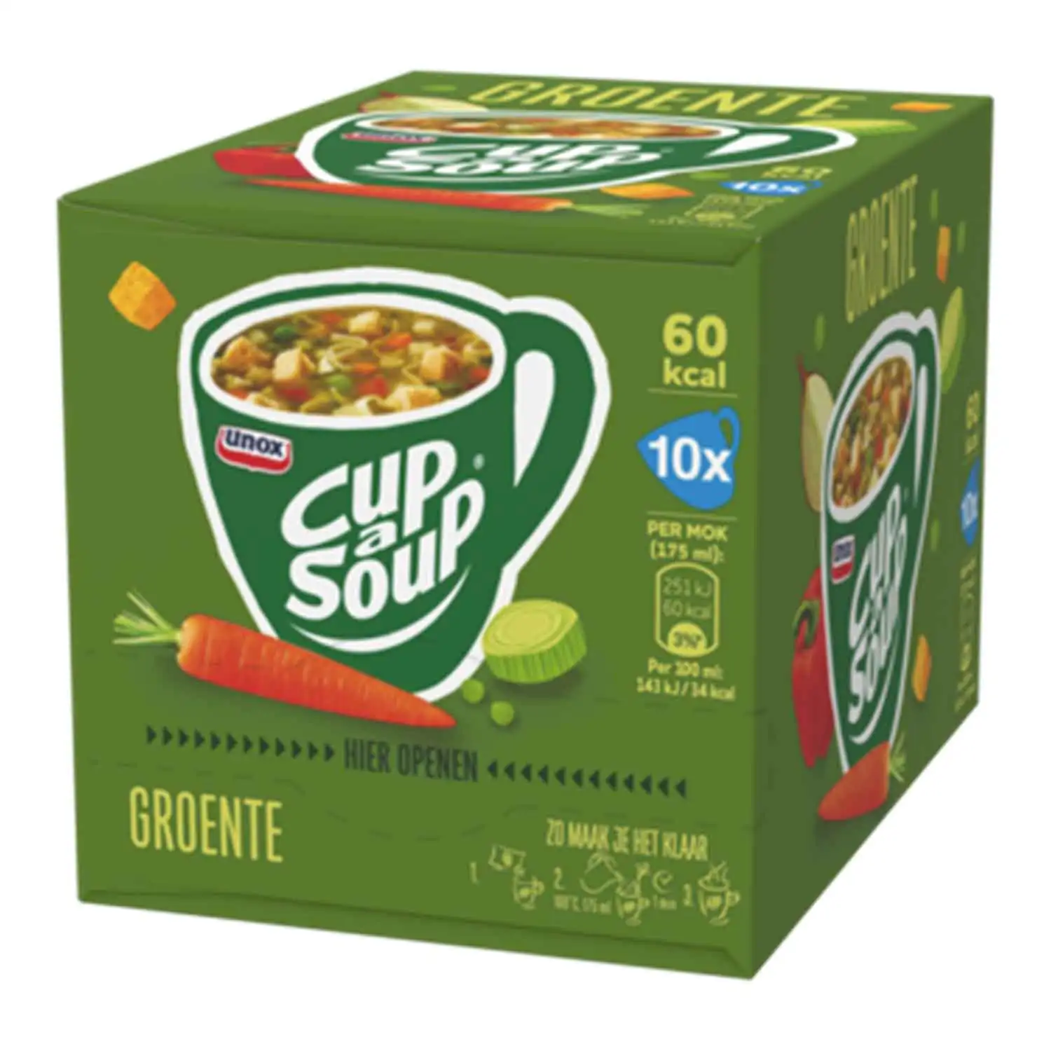 10x Cup a Soup vegetable 16g