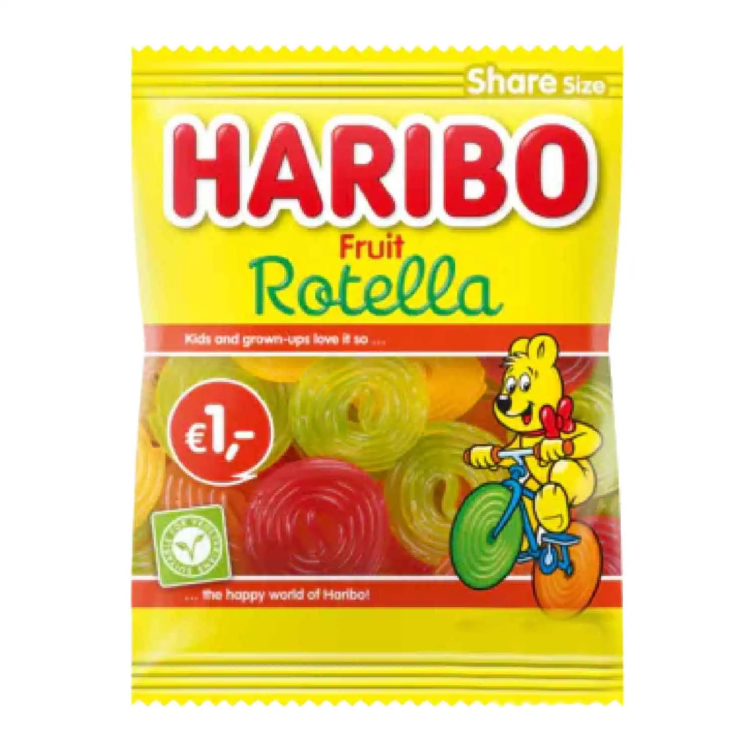 Haribo rotella fruit 135g - Buy at Real Tobacco