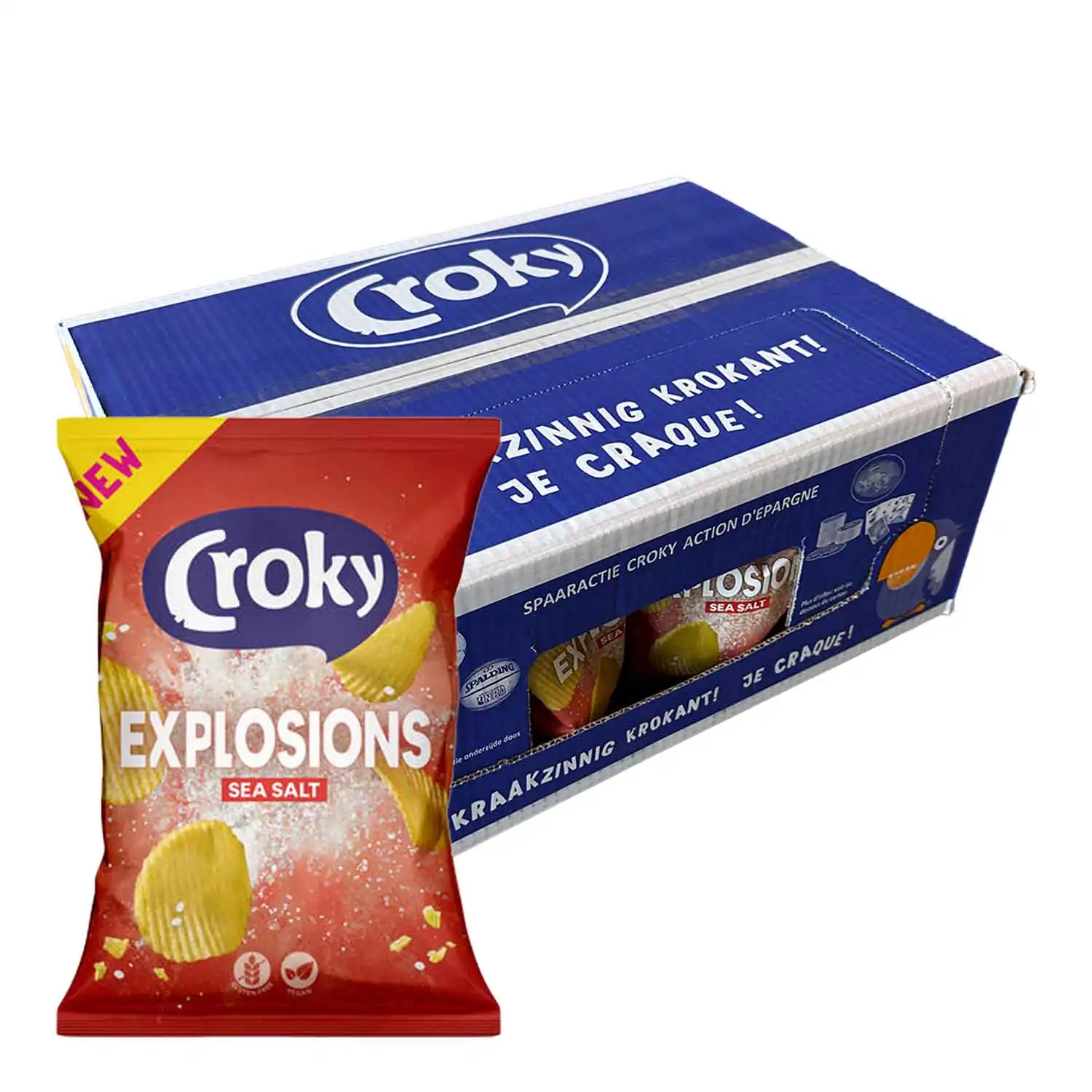20x Croky explosions sea salt 40g - Buy at Real Tobacco